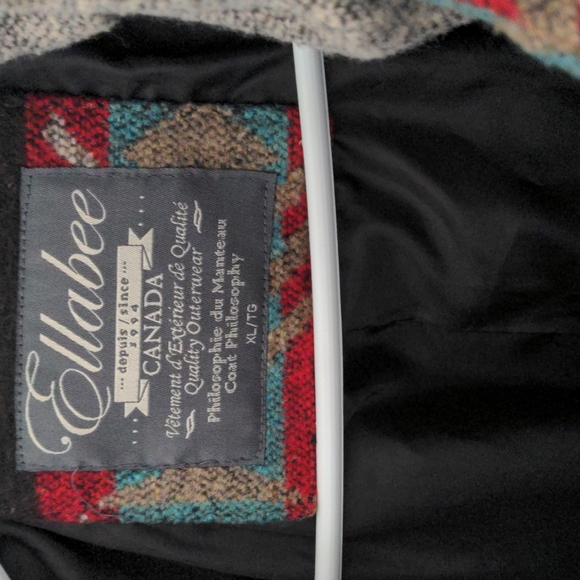 Patterned Hooded Pea Coat - Picture 4 of 8